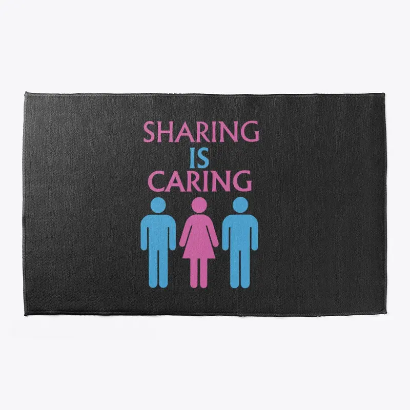 Sharing is caring Woman