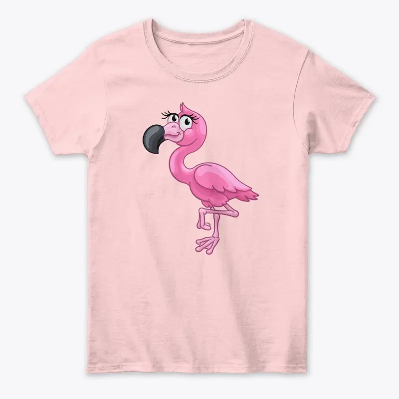 Cartoon Flamingo 