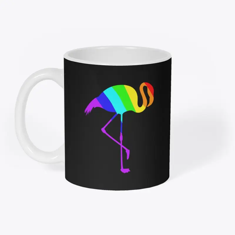 Rainbow Flamingo 