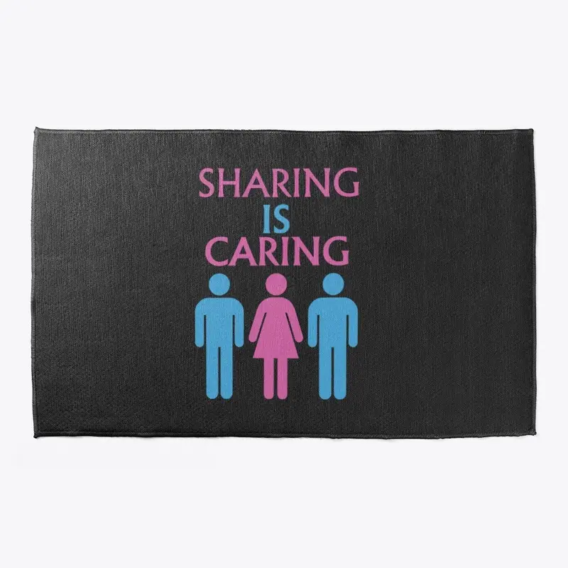 Sharing is caring Woman