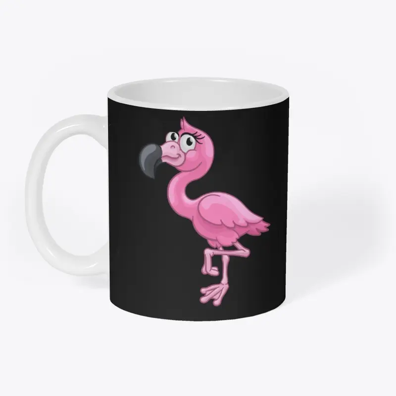 Cartoon Flamingo 