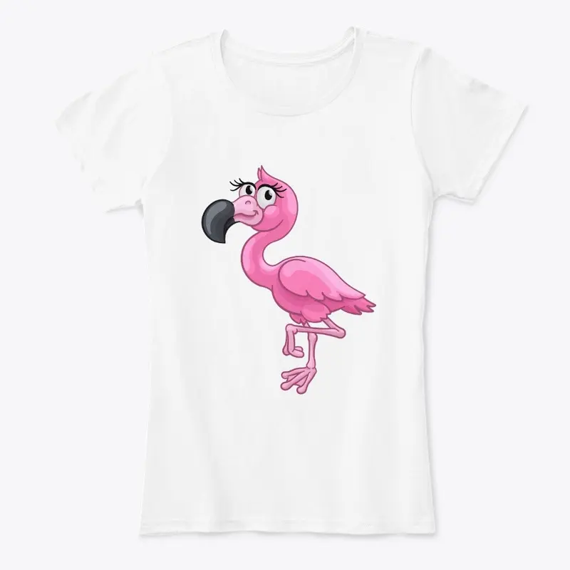 Cartoon Flamingo 