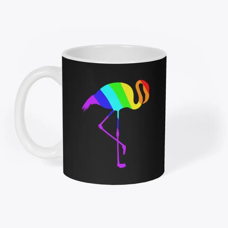 Rainbow Flamingo 